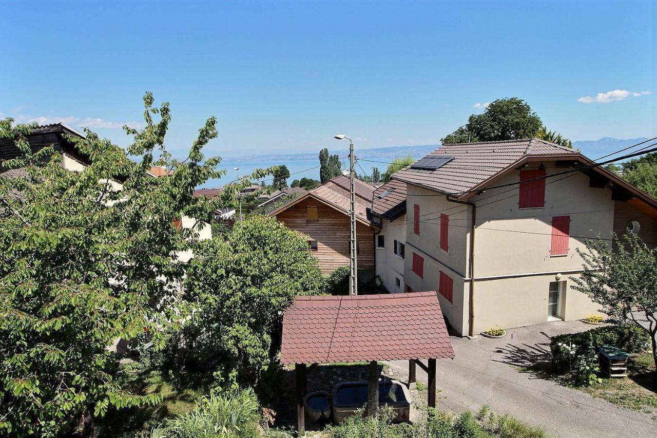 Apt Type 3 En Duplex Sur Evian Les Bains Vue Lac Bagian luar foto